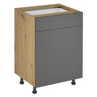 Kuchyňská skříňka Langen d60s1 push grey