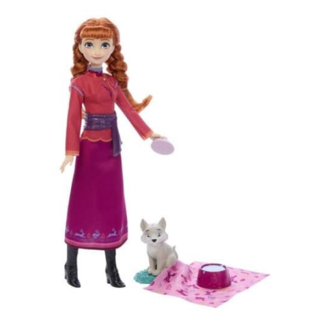 Mattel Anna Ledové Království Frozen set s vlčetem a doplňky