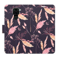 iSaprio flip pouzdro Ornamental Flowers 02 pro Xiaomi Redmi Note 9