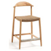 Barová stolička z eukalyptového dřeva Kave Home Glynis