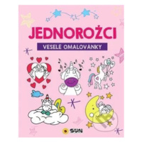 Jednorožci - veselé omalovánky - kniha z kategorie Omalovánky