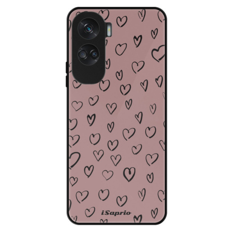 iSaprio Lesklé pouzdro Heart Dark - Honor 90 Lite 5G