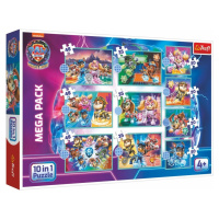 Puzzle Tlapková patrola ve velkofilmu MEGA PACK 10v1