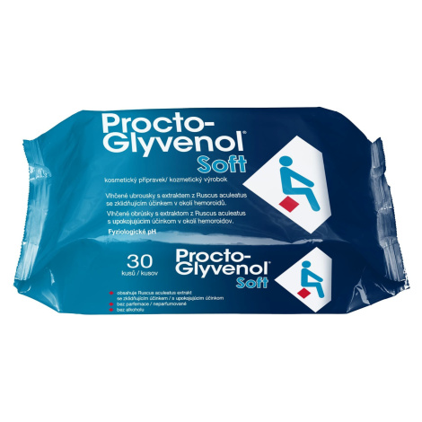 Procto-Glyvenol® Soft Vlhčené ubrousky 30 ks