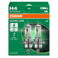 OSRAM H4 12V 60/55W P43t ULTRA LIFE 4 roky záruka 2ks 64193ULT-2HB