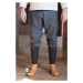 Vlněné kalhoty Thorsberg - šedé, velikost L
