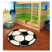 Hanse Home Collection koberce Dětský kusový koberec Prime Pile Fussball 100015 - 200x200 (průměr