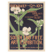Obrazová reprodukce South End Art Exhibition (Floral Vintage), (30 x 40 cm)