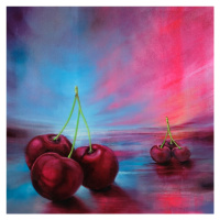 Ilustrace Cherries, Annette Schmucker, 40 × 40 cm