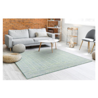 Kusový koberec Sion Sisal Aztec 22184 green/blue/ecru – na ven i na doma 200x290 cm