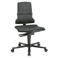 bimos Pracovní otočná židle ESD SINTEC, s přestavováním sklonu sedáku, s kolečky