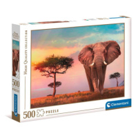 Clementoni - Puzzle 500 Africký západ slunce