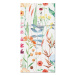 PAW - Sáčky na příbory AIRLAID 40x40 cm Watercolor Flowers, 25 ks/bal