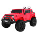 mamido  Dětské elektrické autíčko Jeep Mighty 4x4 červené