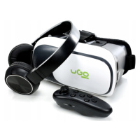 Google Vr Okulary 3D pro telefon +sluchátka Dálkové ovládání