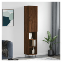 vidaXL Skříň highboard hnědý dub 34,5 x 34 x 180 cm kompozitní dřevo