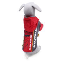 Vsepropejska Alba sportovní pláštěnka pro psa Barva: Červená, Délka zad (cm): 20, Obvod hrudníku