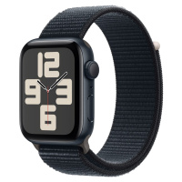 Apple Watch SE (2023) GPS 44mm sportovní provlékací řemínek temně inkoustový Temně inkoustová