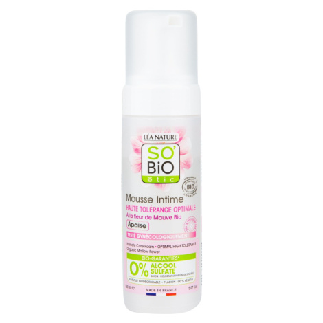 SO’BiO étic Hypoalergenní mycí pěna na intimní hygienu BIO 150 ml