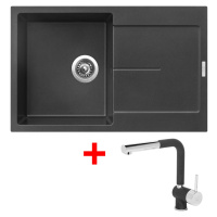 Sinks ULTIMA 790 Metalblack + Mix 3 P GR