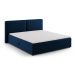 Tmavě modrá boxspring postel s úložným prostorem 160x200 cm Arendal – Cosmopolitan Design