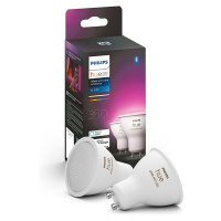PHILIPS HUE Hue Bluetooth LED White and Color Ambiance žárovka GU10 5.7W 350lm 2000K-6500K RGB s