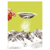 Ilustrace Powder Days, Circular Concepts, 30 × 40 cm