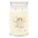 YANKEE CANDLE Signature sklo velké 2knoty Soft Wool & Amber 368 g