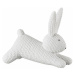 Dekorace zajíček Rosenthal Rabbits, střední, bílý, 10,5 cm