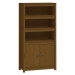 vidaXL Skříň highboard medově hnědá 80 x 35 x 154 cm masivní borovice