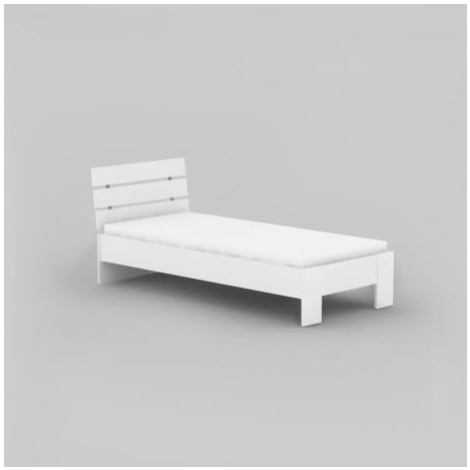Bílá dětská postel Rea Nasťa 90x200 FOR LIVING