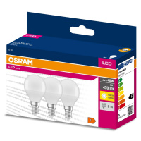 3PAK LED žárovka E14 P45 4,9W = 40W 470lm 3000K Teplá 200° OSRAM VALUE