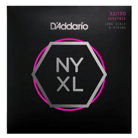 D'Addario NYXL Regular Light 6-String 32-130 Long Scale