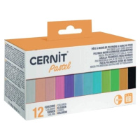 Cernit Polymer Clay Kit Polymerová hmota Pastel 12 x 25 g