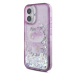 Pouzdro Hello Kitty pro iPhone 16 6,1 fialové Liquid Glitter 50TH Anniversa