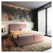 MSL Kontinentální čalouněná postel MADONA (160 x 200 cm) Barva látky: INARI 100