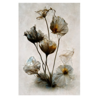 Ilustrace Crystal Flowers, Treechild, 26.7 × 40 cm