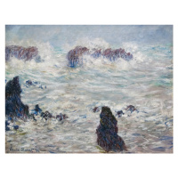 Obrazová reprodukce Storm / off the Coast of Belle-Ile (1886), Claude Monet, 40 × 30 cm