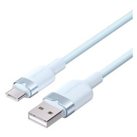 Vention USB 2.0 A Male to C Male 3A Cable 2M Blue Aluminum Alloy Type