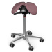 Sedlová židle Salli SwingFit Barva čalounění: Syntetická kůže - starorůžová #9532, Konstrukce: c