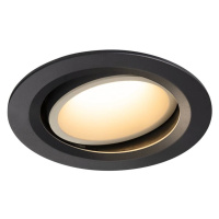 SLV BIG WHITE NUMINOS MOVE DL L vnitřní LED zápustné stropní svítidlo černá/bílá 3000 K 55° otoč