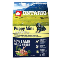 Ontario Puppy Mini Lamb & Rice 2,25 kg