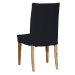 Dekoria Potah na židli IKEA  Henriksdal, krátký, černá, židle Henriksdal, Loneta, 133-06