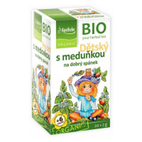 Apotheke BIO Dětský ovocný čaj s meduňkou 20x2g