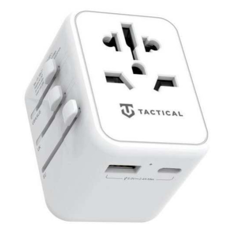 Tactical Cestovní adaptér PTP Travel Adapter White