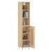 vidaXL Skříň highboard dub sonoma 34,5 x 34 x 180 cm kompozitní dřevo