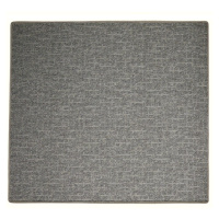 Vopi koberce Kusový koberec Alassio šedobéžový čtverec - 250x250 cm