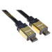 PREMIUMCORD Gold HDMI High Speed + Ethernet kabel (v1.4), opletený, zlacené konektory, 1, 5m