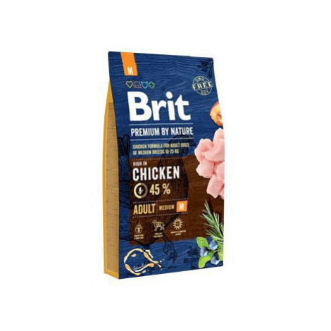 Brit Premium Dog by Nature Adult M 8kg sleva