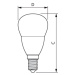 LED žárovka E14 Philips CP P45 FR 5W (40W) neutrální bílá (4000K)